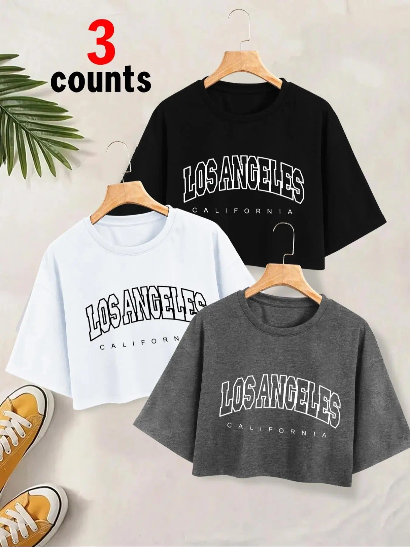 Women'WB shield Letter Print Round Neck Short Tee, Casual Short Sleeve Crew Neck T-shirt for Summer, Fashion Women'WB...