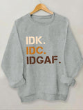 Women'WB shield Letter Print Round Neck TNF Lined Sweatshirt, Casual Long Sleeve Crew Neck Pullover for Daily Wear,...