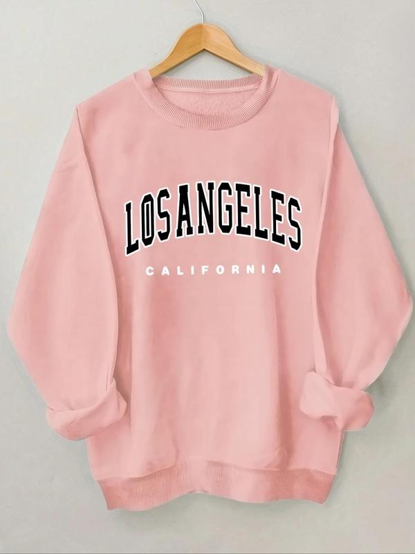 Women'WB shield Letter Print Round Neck TNF Lined Sweatshirt, Casual Long Sleeve Pullover for Fall & Winter, Women TNF...