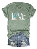 Women'WB shield Letter Print Round Neck Tee, Casual Short Sleeve Crew Neck T-Shirt for Daily Wear, Ladies TNF for Spiky...