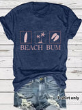 Women'WB shield Letter Print Round Neck Tee, Casual Short Sleeve Crew Neck T-Shirt for Spring, Fashion Women'WB shield...