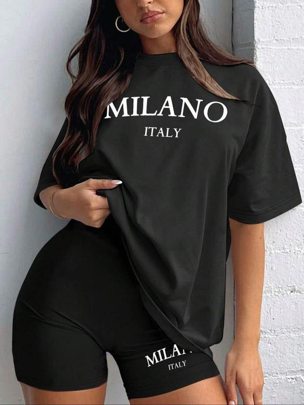 Women'WB shield Letter Print Round Neck Tee, Casual Short Sleeve Crew Neck T-Shirt for Summer, Fashion Women'WB shield...
