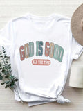 Women'WB shield Letter Print Round Neck Tee, Casual Short Sleeve Crew Neck T-Shirt for Summer, Fashion Women'WB shield...