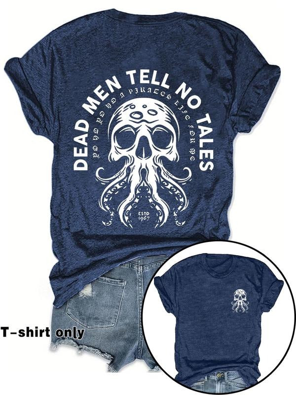Women'WB shield Letter Print Round Neck Tee, Casual Short Sleeve Crew Neck T-shirt for Spring, Fashion Women'WB shield...