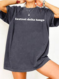 Women'WB shield Letter Print Round Neck Tee, Casual Short Sleeve Crew Neck T-shirt for Summer, Fashion Women'WB shield...