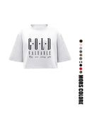 Women'WB shield Letter Print Round Neck Tee, Casual Short Sleeve Crew Neck T-shirt for Summer, Fashion Women'WB shield...