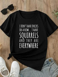 Women'WB shield Letter Print Round Neck Tee, Casual Short Sleeve Crew Neck T-shirt, Ladies Summer Outfit for Daily Wear...