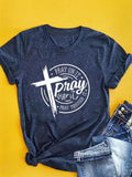 Women'WB shield Letter Print Round Neck Tee, Casual Short Sleeve Graphic Tee for Summer, Ladies TNF for Daily Wear...