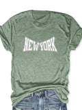 Women'WB shield Letter Print Round Neck Tee, Casual Short Sleeve T-shirt for Daily Wear, Ladies TNF for Spiky hair...