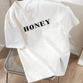 Women'WB shield Letter Print Round Neck Tee, Fashion Casual Crew Neck Short Sleeve T-shirt for Daily Outdoor Wear, Girls...
