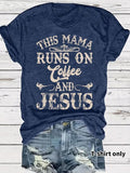 Women'WB shield Letter Print Round Neck Tee, Fashion Casual Crew Neck T-Shirt for Daily Holiday Vacation Outdoor Wear,...