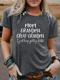 Women'WB shield Letter Print Round Neck Tee, Fashion Casual Crew Neck T-Shirt for Daily Holiday Vacation Outdoor Wear,...