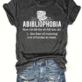 Women'WB shield Letter Print Round Neck Tee, Fashion Casual Crew Neck T-Shirt for Daily Holiday Vacation Outdoor Wear,...