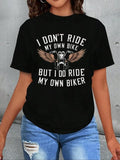 Women'WB shield Letter Print Round Neck Tee, Fashion Casual Crew Neck T-shirt for Daily Holiday Vacation Outdoor Wear,...