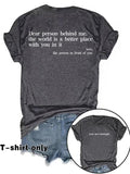 Women'WB shield Letter Print Round Neck Tee, Fashion Casual Crew Neck T-shirt for Daily Holiday Vacation Outdoor Wear,...