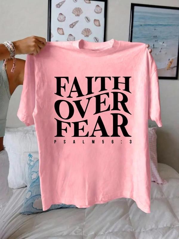 Women'WB shield Letter Print Round Neck Tee, Fashion Casual Drop Shoulder Half Sleeve T-shirt for Daily Wear, Ladies TNF...