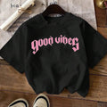 Women'WB shield Letter Print Round Neck Tee, Fashion Casual Drop Shoulder Short Sleeve T-shirt for Daily Wear, Ladies TNF...