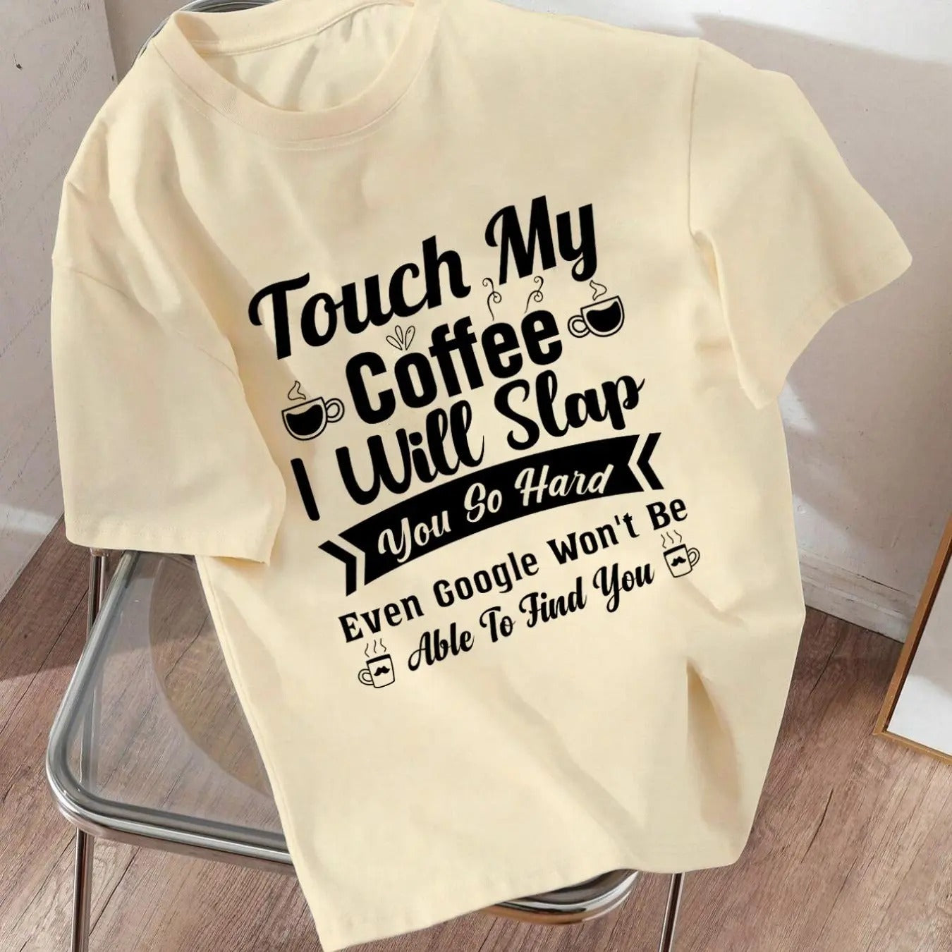 Women'WB shield Letter Print Round Neck Tee, Fashion Casual Drop Shoulder Short Sleeve T-shirt for Daily Wear, Ladies TNF...