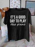 Women'WB shield Letter Print Round Neck Tee, Fashion Casual Short Sleeve Crew Neck T-shirt for Daily Holiday Vacation...