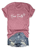 Women'WB shield Letter Print Round Neck Tee, Fashion Casual Short Sleeve T-shirt for Daily Wear, Ladies Summer TNF style...