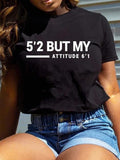 Women'WB shield Letter Print Round Neck Tee, Fashion Casual Short Sleeve T-shirt, Ladies Summer TNF for Daily Wear style...
