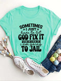 Women'WB shield Letter Print Round Neck Tee, Fashion Casual Short Sleeve T-shirt, Ladies Summer TNF for Daily Wear,...