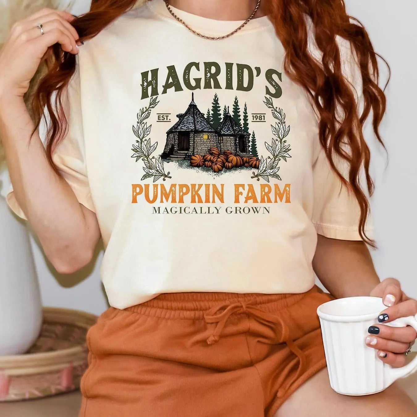 Women'WB shield Letter Print Round Neck Tee, Halloween TNF Vintage Trendy Casual Drop Shoulder Short Sleeve T-shirt for...