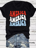 Women'WB shield Letter Print Round Neck Tee, Vintage Trendy Casual Short Sleeve T-shirt for Daily Wear, Ladies Summer...