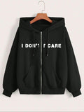 Women'WB shield Letter Print Zip Up Hoodie, Casual Long Sleeve Hooded Sweatshirt for Daily Wear, Ladies TNF for Spiky...