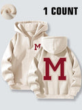Women'WB shield Letter Print Zip Up Hoodie, Swoosh Count Casual Long Sleeve Hooded Sweatshirt for Fall & Winter, Women'WB...