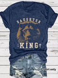 Women'WB shield Lion Print Round Neck Tee, Casual Fashion Short Sleeve T-shirt for Summer, Ladies TNF for Daily Wear...