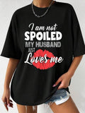 Women'WB shield Lips & Letter Graphic Print Round Neck Tee, Summer TNF Women, Casual Comfy Drop Shoulder Short Sleeve...