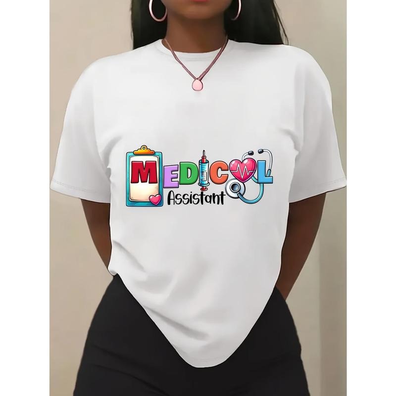 Women'WB shield Medical Assistant Nurse T-Shirt