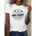 Women'WB shield Military Forces Graphic T-Shirt