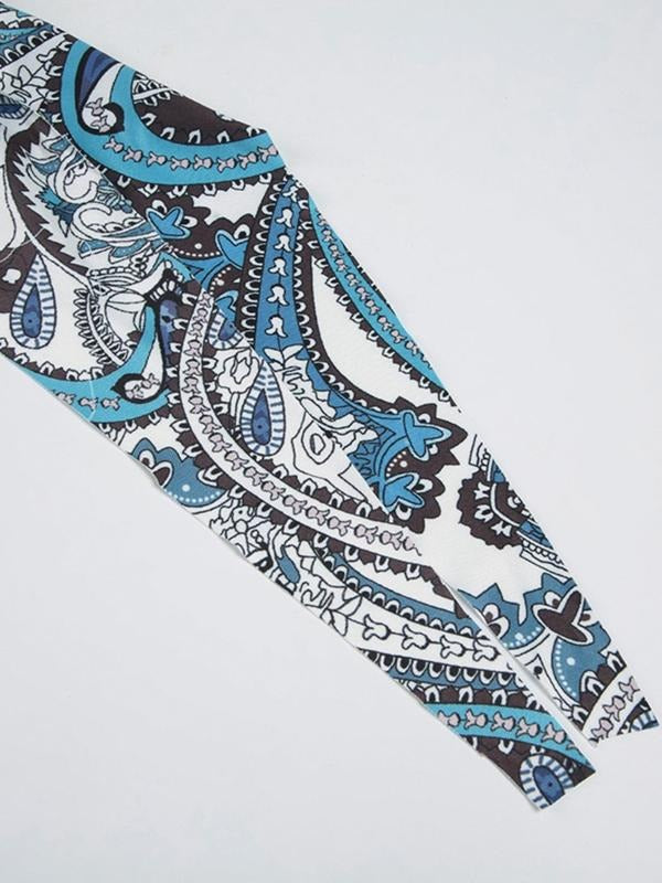 Women'WB shield Paisley Print Halter Neck Cami Top, Boho Sleeveless Top for Summer, Ladies TNF for Beach Holiday...
