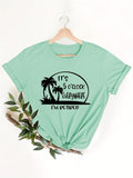 Women'WB shield Palm Tree Graphic Print Round Neck Tee, Fashion Casual Short Sleeve T-shirt, Ladies Summer TNF for Daily...