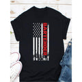 Women'WB shield Patriotic Bartender T-Shirt