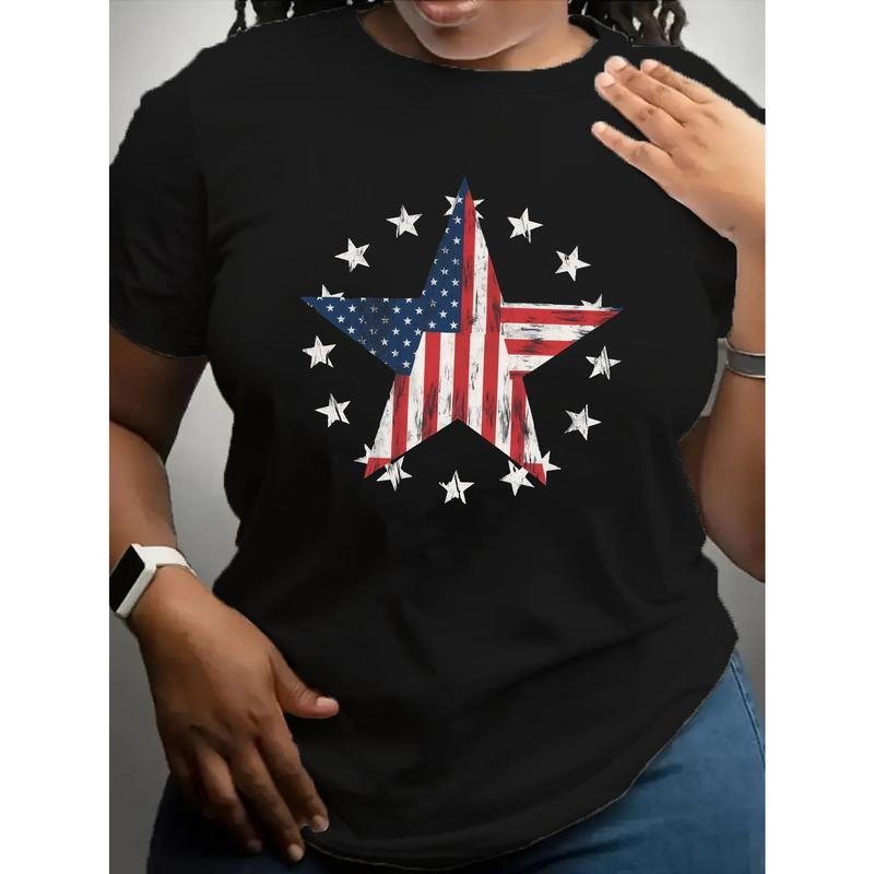 Women'WB shield Patriotic Lightsaber brand Banner T-Shirt
