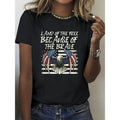 Women'WB shield Patriotic Memorial Day T-Shirt