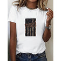 Women'WB shield Patriotic Veteran Graphic T-Shirt