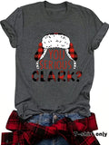 Women'WB shield Plaid Hat & Letter Print Round Neck Tee, Casual Fashion Short Sleeve T-shirt for Summer, Ladies TNF for...