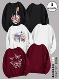 Women'WB shield Pullover Sweatshirt, Casual Long Sleeve Crew Neck Sweatshirt for Fall & Winter, Women'WB shield TNF for...