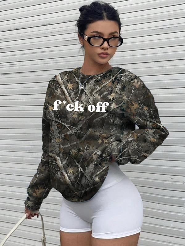 Women'WB shield Pullover Sweatshirt, Casual Long Sleeve Hoodie, Women'WB shield Fall & Winter TNF for Daily Wear T-Shirts
