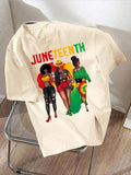 Women'WB shield Reggae Girl Print Round Neck Tee, Fashion Casual Short Sleeve T-shirt, Ladies Summer TNF for Daily Wear...