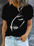 Women'WB shield Round Neck TNF Graphic Tee, Casual Short Sleeve Crew Neck T-Shirt for Daily Wear, Ladies TNF for Spiky...