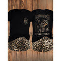 Women'WB shield Skeleton & Letter Print Tee & Casual Round Neck Short Sleeve T-shirt & Women, Summer TNF for Daily Wear,...