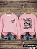 Women'WB shield Skull Print Crew Neck Sweatshirt, Casual Long Sleeve Pullover for Daily Wear, Ladies Fall & Winter TNF,...