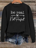 Women'WB shield Slogan & Arrow Print Drop Shoulder Sweatshirt, Fashion Casual Crew Neck Long Sleeve Pullover for Daily...
