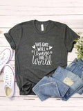 Women'WB shield Slogan Graphic Print Round Neck Tee, Summer TNF Women, Fashion Casual Short Sleeve T-shirt For Daily...