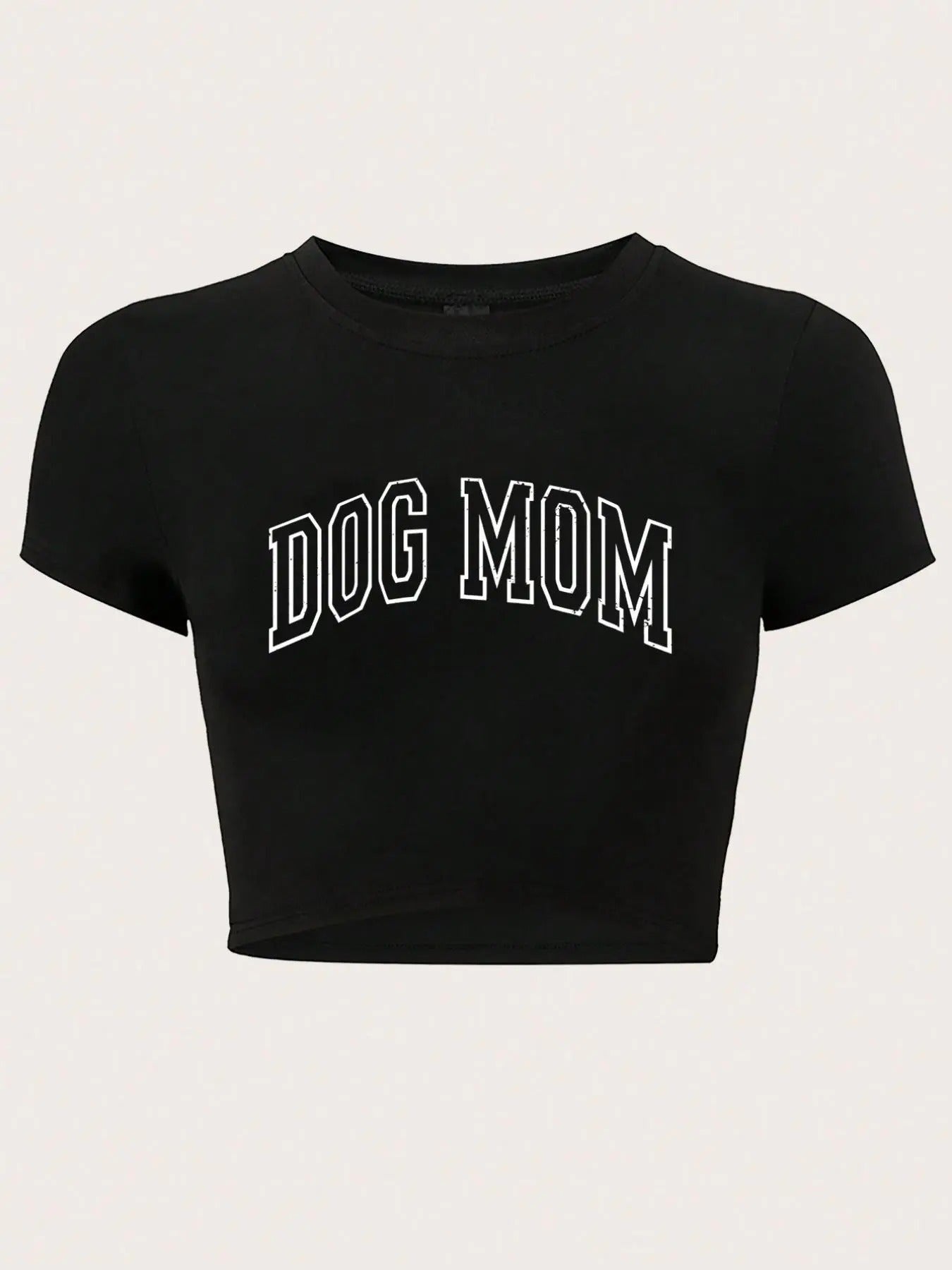 Women'WB shield Slogan Letter Print Round Neck Crop Tee, Casual Slim-fitting Short Sleeve T-shirt, Ladies Summer TNF for...